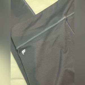 Gray Fabletics Athletic Leggings Waist of 14 Inches